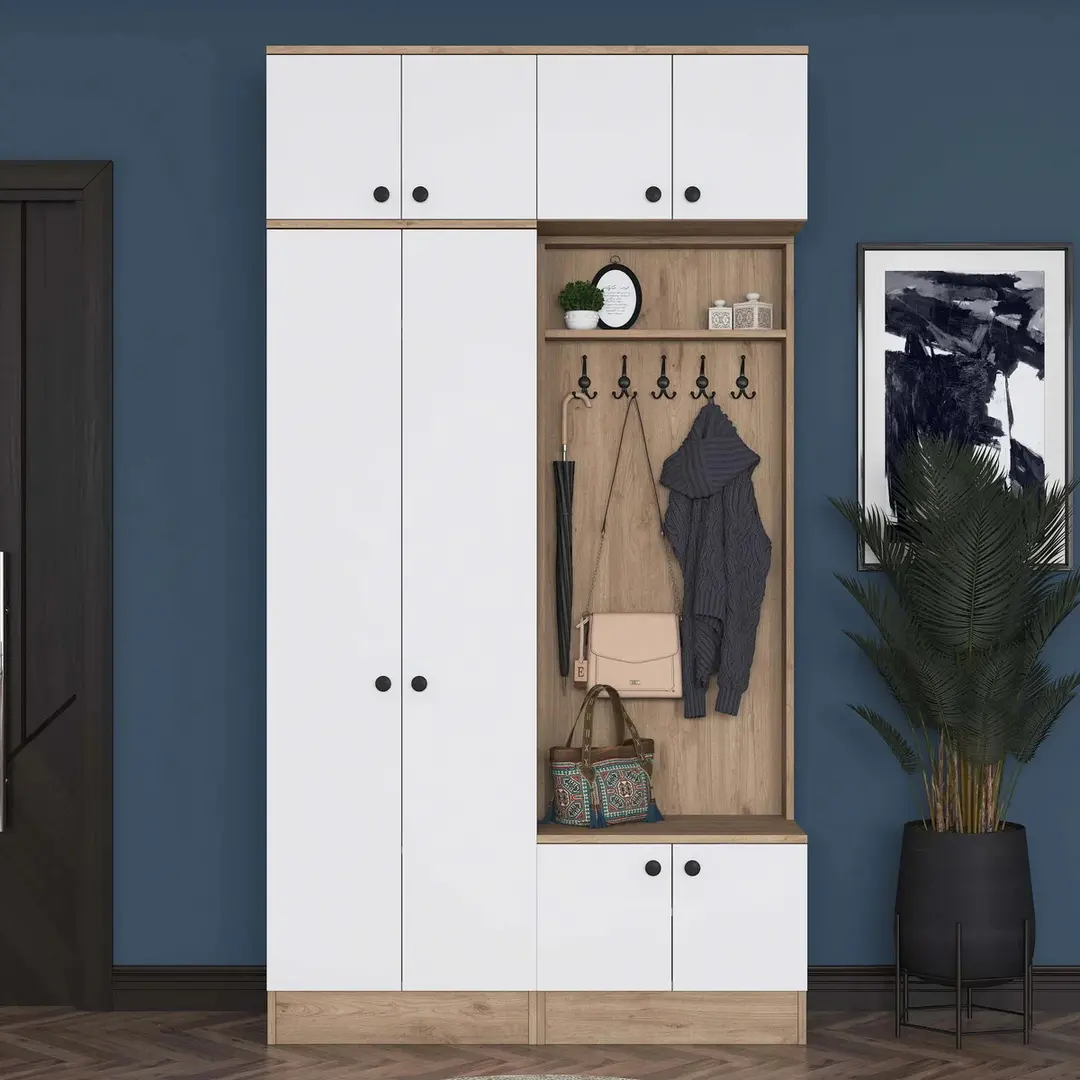 Прихожая Mirage Meble EA144 (Walnut/White)