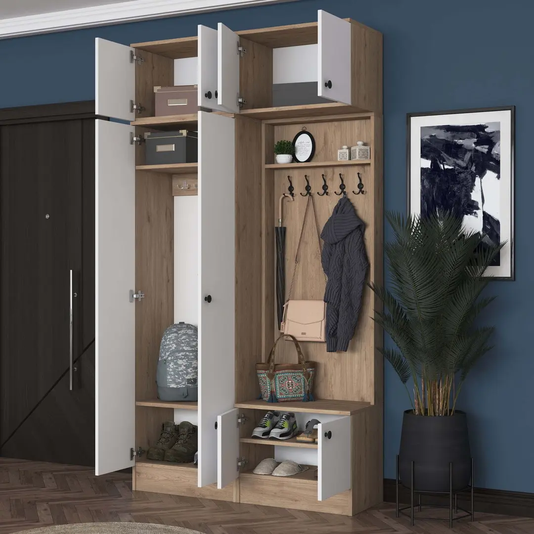 Antreu Mirage Meble EA145 (Walnut/White)