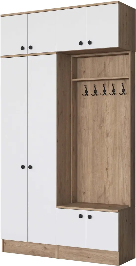 Antreu Mirage Meble EA145 (Walnut/White)
