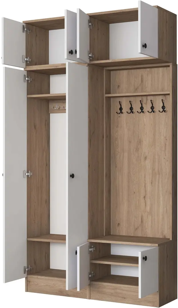 Antreu Mirage Meble EA145 (Walnut/White)