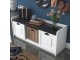 Antreu Mirage Meble EE101 (White/Black Marble)