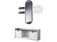 Antreu Mirage Meble EE101 (White/Black Marble)