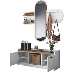 Antreu Mirage Meble EE101 (White/Walnut) Thumb