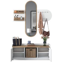 Antreu Mirage Meble EE101 (White/Walnut) Thumb