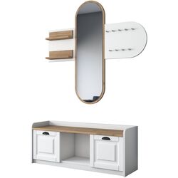 Antreu Mirage Meble EE101 (White/Walnut) Thumb