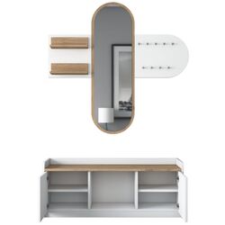 Antreu Mirage Meble EE101 (White/Walnut) Thumb