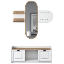 Antreu Mirage Meble EE101 (White/Walnut) Thumb