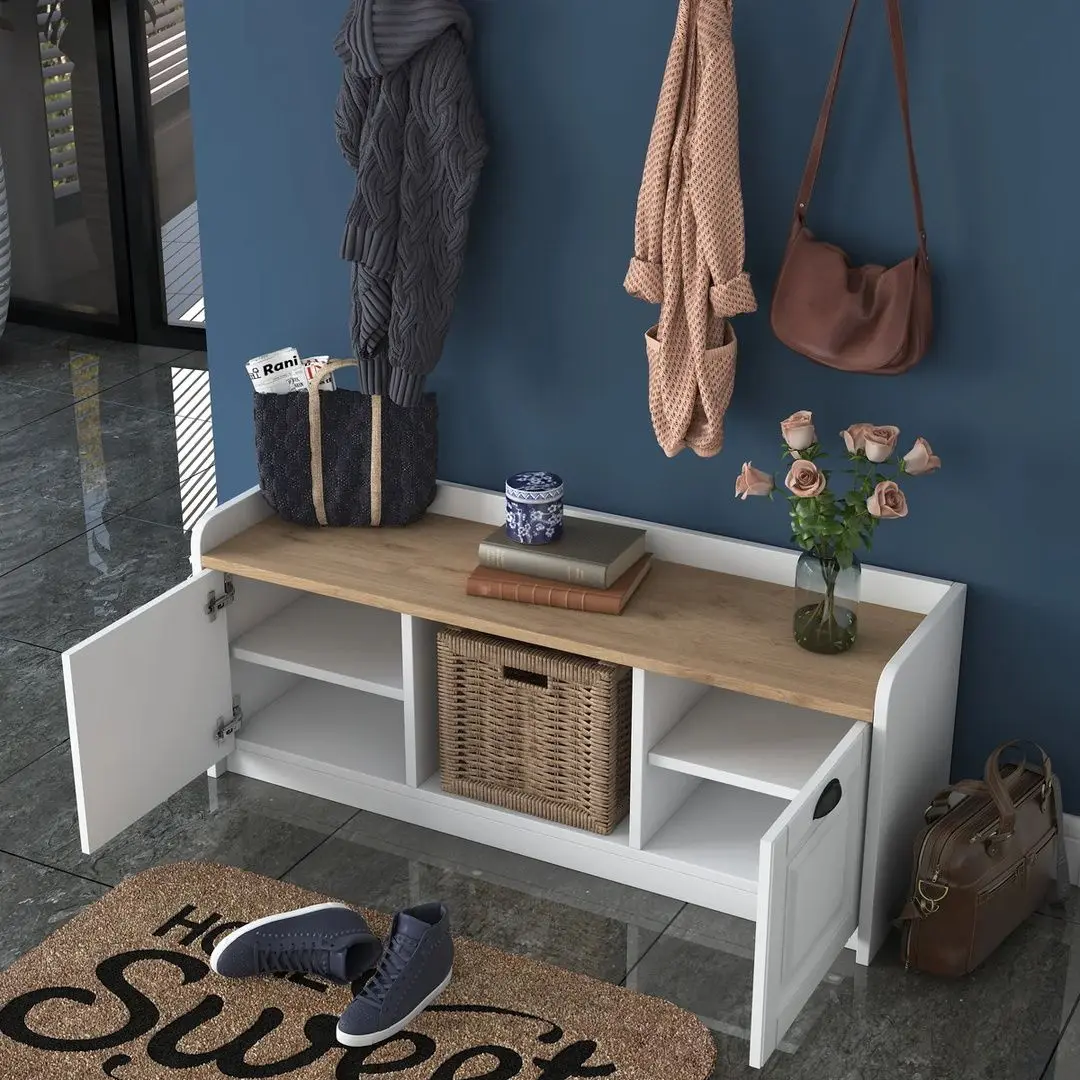 Antreu Mirage Meble P2/M1 (White/Walnut)