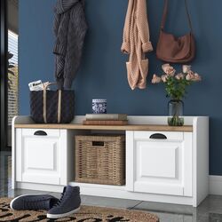 Antreu Mirage Meble P2/M1 (White/Walnut) Thumb