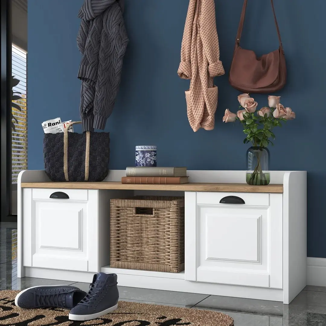 Antreu Mirage Meble P2/M1 (White/Walnut)