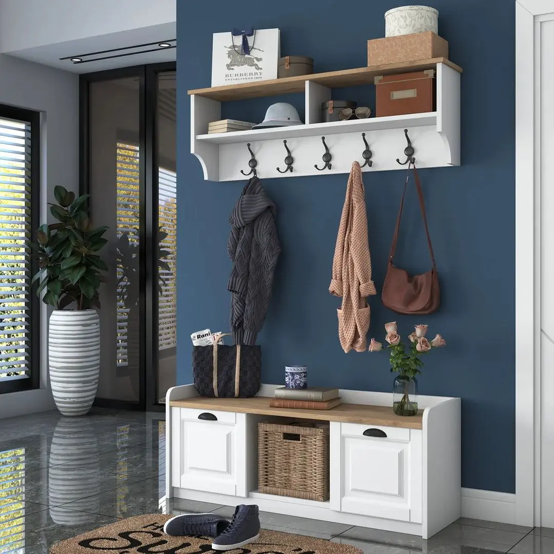 Antreu Mirage Meble P2/M1 (White/Walnut)