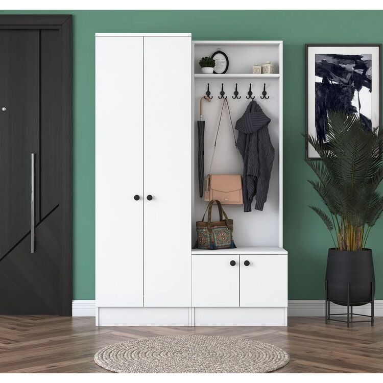 Antreu Mirage Meble P6/M11 rafturi (White)