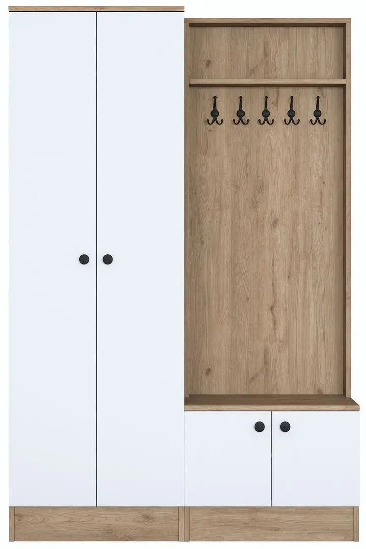 Antreu Mirage Meble P6 M11 (Walnut/White)