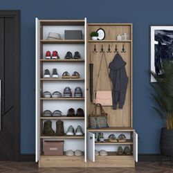 Antreu Mirage Meble P6 M11 (Walnut/White) Thumb