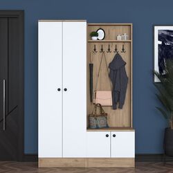 Прихожая Mirage Meble P6 M11 (Walnut/White)