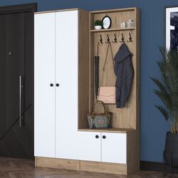 Antreu Mirage Meble P6 M11 (Walnut/White) Thumb