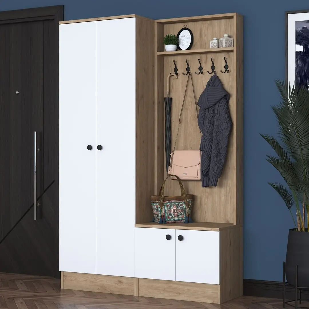 Antreu Mirage Meble P6 M11 (Walnut/White)