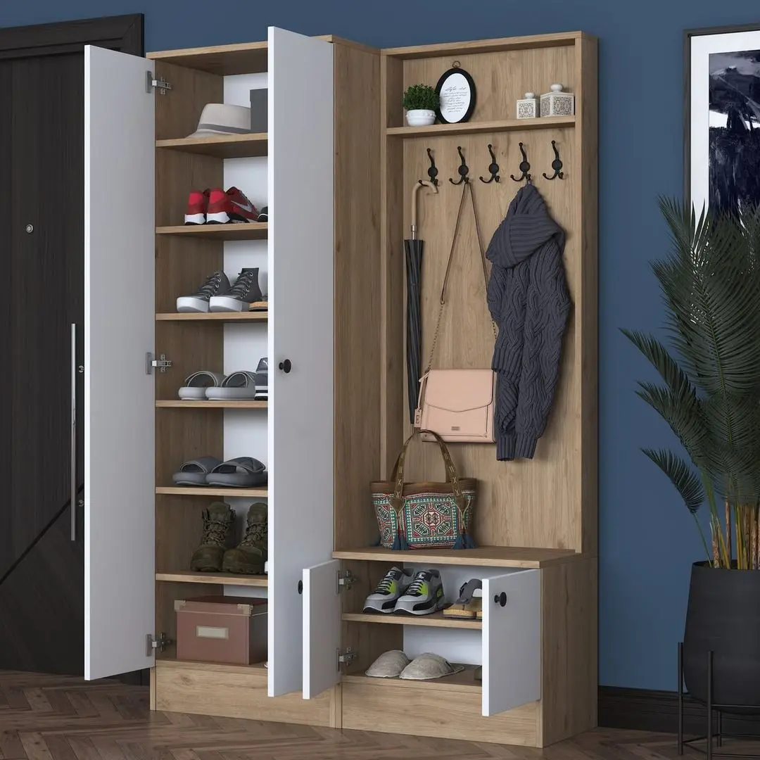 Antreu Mirage Meble P6 M11 (Walnut/White)