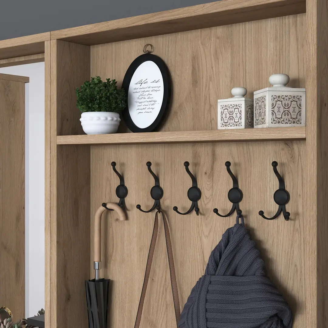 Antreu Mirage Meble P6 M2 (Walnut/White)