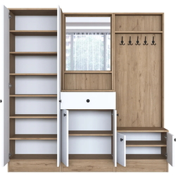 Antreu Mirage Meble P6 M2 (Walnut/White) Thumb