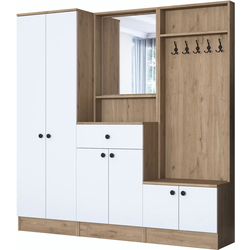 Прихожая Mirage Meble P6 M3 (Walnut/White) Thumb