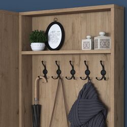 Antreu Mirage Meble P6 M5 (Walnut/White) Thumb