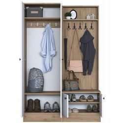 Antreu Mirage Meble P6 M5 (Walnut/White) Thumb