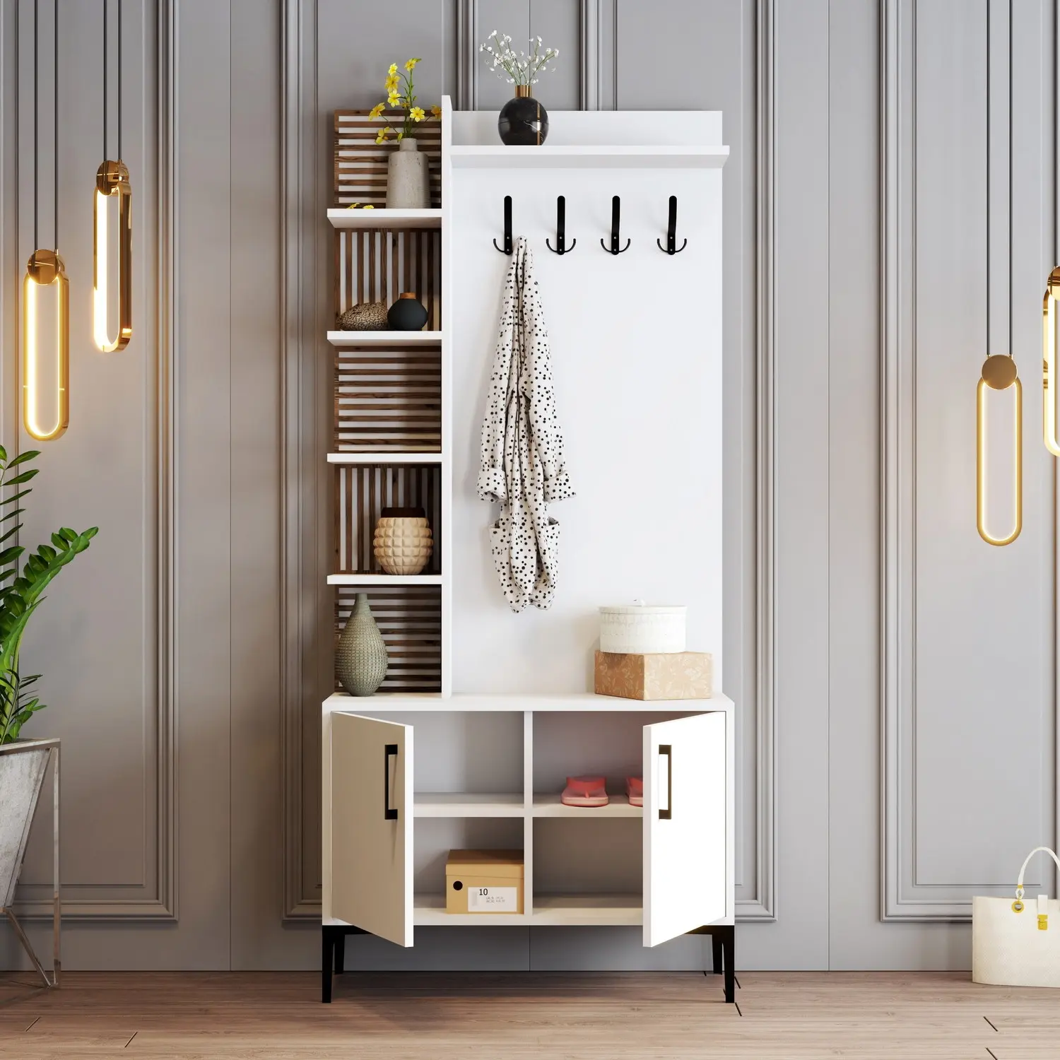 Прихожая Mirage Meble Viyana D (White)