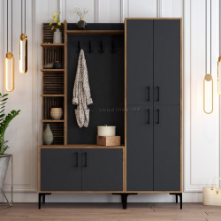 Antreu Mirage Meble Viyana DA (Anthracite/Walnut)
