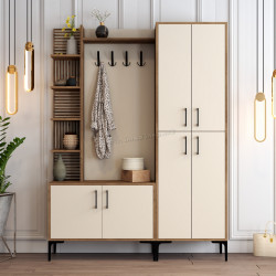 Antreu Mirage Meble Viyana DA (Cream/Walnut)