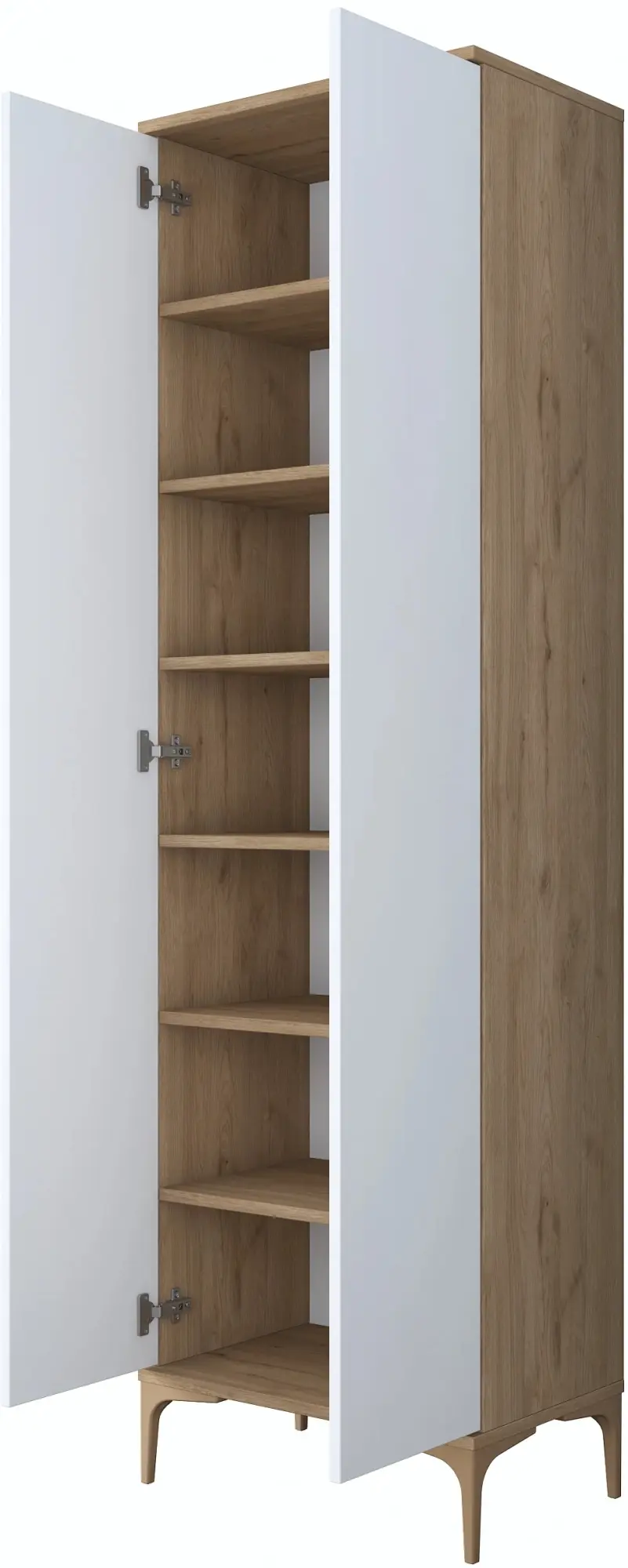 Шкаф для обуви Mirage Meble EA116 (Walnut/White)