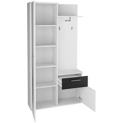 Прихожая Mirjan24 Alektrona/Justus (White/Black) Thumb