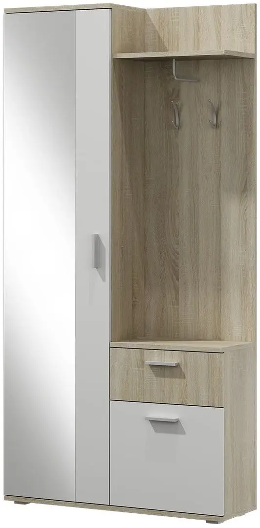 Прихожая Mirjan24 Class/Lux (Sonoma Oak/White)