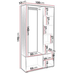 Antreu Mirjan24 Frelio/Milo (Artisan Oak/Black) Thumb