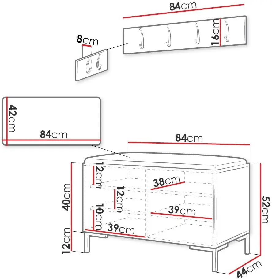 Antreu Mirjan24 Frunofta VIII/Zilion (Craft Oak Golden/Beige)