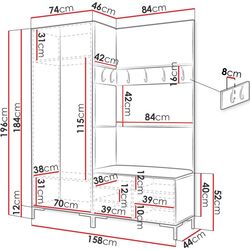 Antreu Mirjan24 Frunofta/Zilion I (Craft Oak/Blue) Thumb