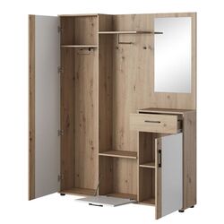 Прихожая Mirjan24 Loderen/Trio (Artisan Oak/White) Thumb