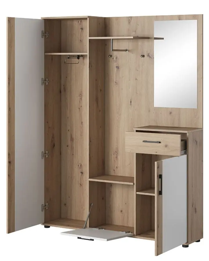 Прихожая Mirjan24 Loderen/Trio (Artisan Oak/White) - 5