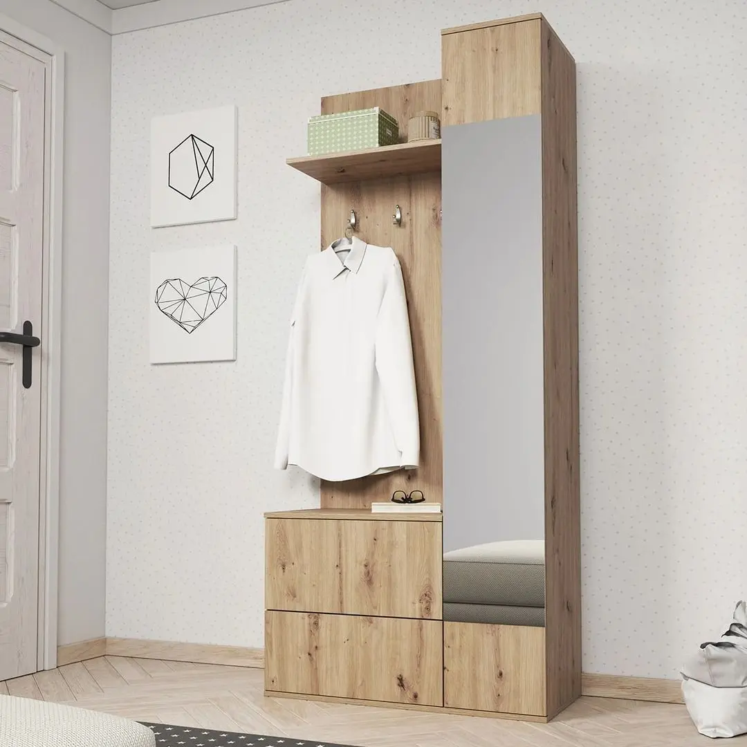 Прихожая Mirjan24 Malta/Green (Artisan Oak) - 2