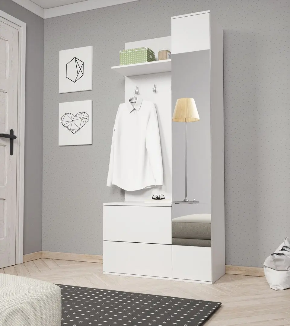 Прихожая Mirjan24 Malta/Green (White) - 4