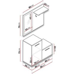 Прихожая Mirjan24 Panama/Monti (Sonoma Oak) Thumb