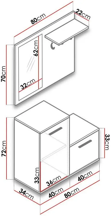 Прихожая Mirjan24 Panama/Monti (Sonoma Oak) - 4