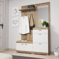 Прихожая Mirjan24 Roma/Stella (White/Oak Riviera) Thumb