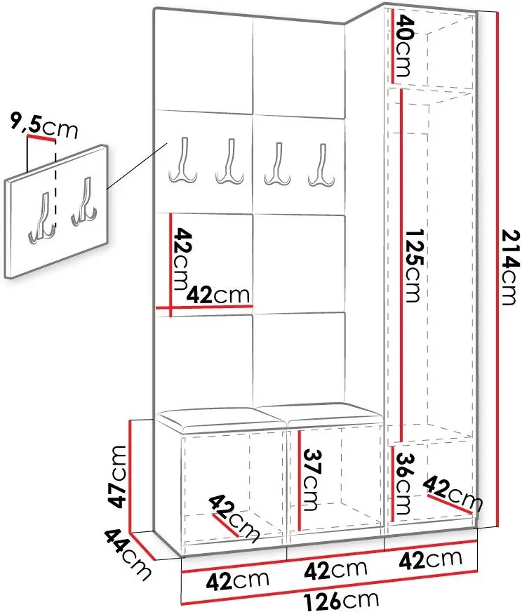 Antreu Mirjan24 Sterlet/Luna III (Artisan Oak/Black)