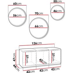 Прихожая Mirjan24 Sterlet/Luna VI (Artisan Oak/Green) Thumb