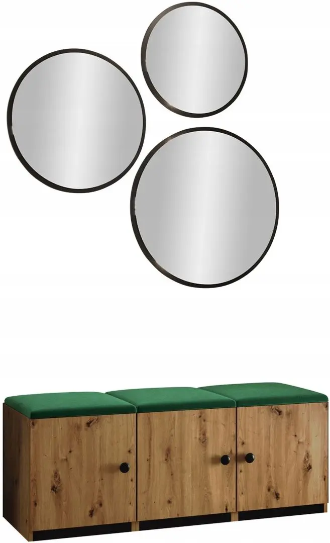 Прихожая Mirjan24 Sterlet/Luna VI (Artisan Oak/Green)