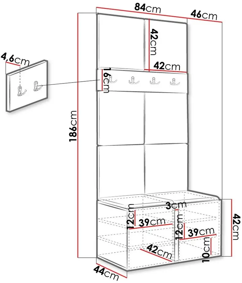 Antreu Mirjan24 Tavasz IV/Orion (Concrete/Black)