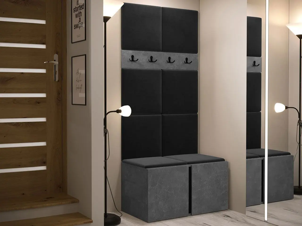 Antreu Mirjan24 Tavasz IV/Orion (Concrete/Black)