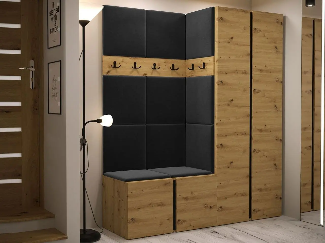 Antreu Mirjan24 Tavasz/Orion III Manila 18 (Artisan Oak/Black) - 8