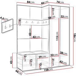 Antreu Mirjan24 Tavasz/Orion III Manila 18 (Artisan Oak/Black) Thumb
